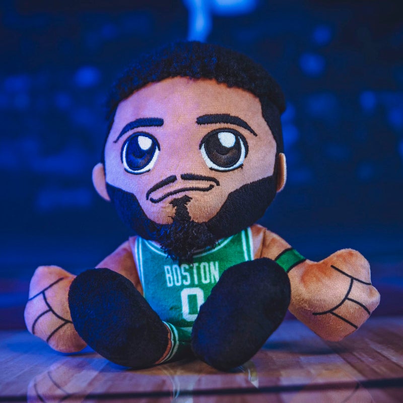Bleacher Creatures Boston Celtics Jayson Tatum 8"" NBA Kuricha Sitting Plush - Soft Chibi Inspired NBA Superstar - Image 4